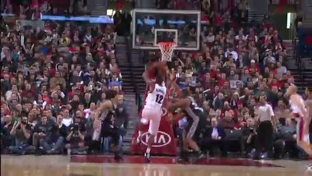 Watch NBA: Portland's Dynamic Duo Combine for 46-Points and 24 Rebounds Video