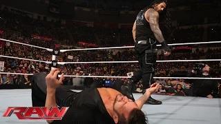 Watch Roman Reigns silences Fandango: WWE Raw, December 15, 2014 Video