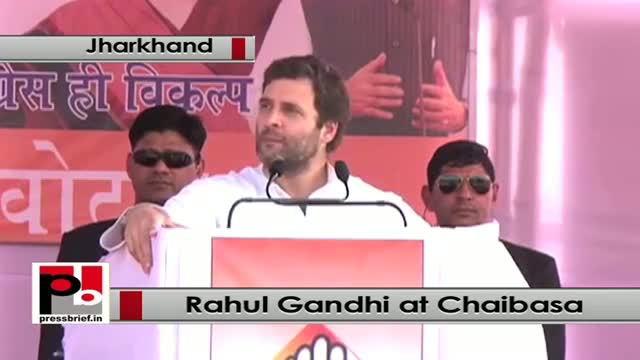 Watch Jharkhand polls, At Chaibasa Rahul Gandhi slams Modi govt Video
