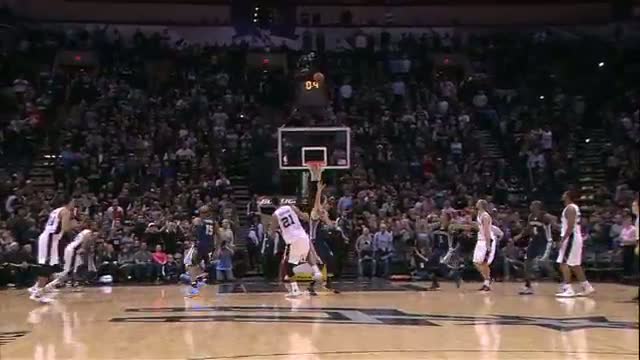 Watch NBA: Lee Hits the Three But Duncan Gets the Friendly Bounce at the Buzzer in 2OT Video