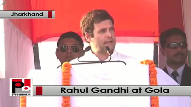 Watch Jharkhand polls: At Gola, Rahul Gandhi takes on Modi govt Video