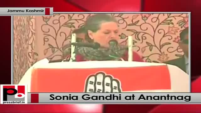 Watch J&K polls: At Anantnag, Sonia Gandhi lashes out at Modi, BJP Video
