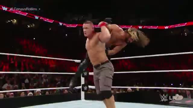 Watch John Cena vs. Seth Rollins: WWE Raw, December 22, 2014 Video