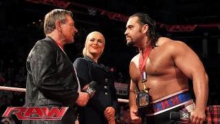 Watch "Rowdy" Roddy Piper hosts "Piper's Pit" with special guests Rusev and Lana: WWE Raw, December 22, 2014 Video