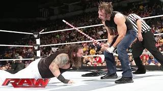 Watch Dean Ambrose vs. Bray Wyatt - Miracle on 34th Street Fight: WWE Raw, December 22, 2014 Video
