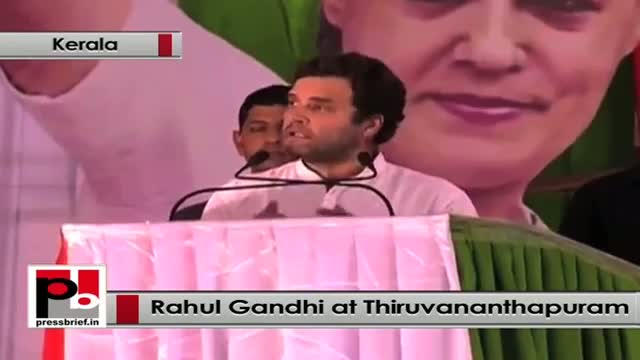Watch At Thiruvananthapuram, Rahul Gandhi applauds functioning of Kerala Congress Video