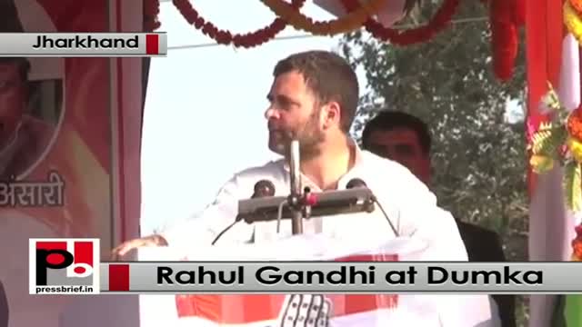Watch Jharkhand polls: Rahul Gandhi takes on PM Modi at a Congress rally in Dumka Video
