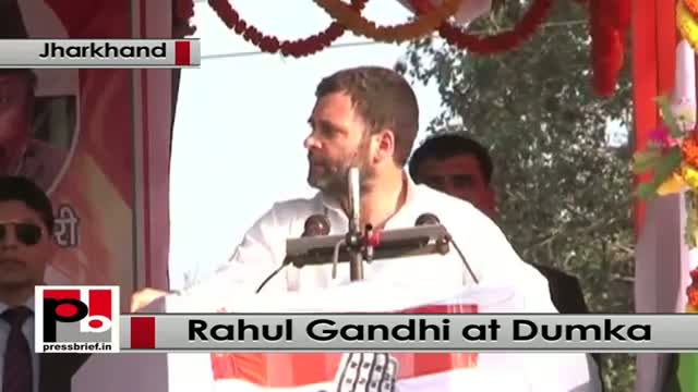 Watch Jharkhand polls: At Dumka, Rahul Gandhi attacks PM Modi Video