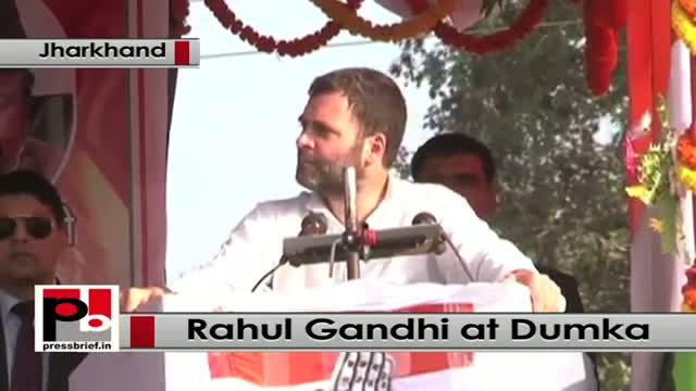 Watch Jharkhand polls: Rahul Gandhi accuses Narendra Modi of snatching panchayats' rights Video