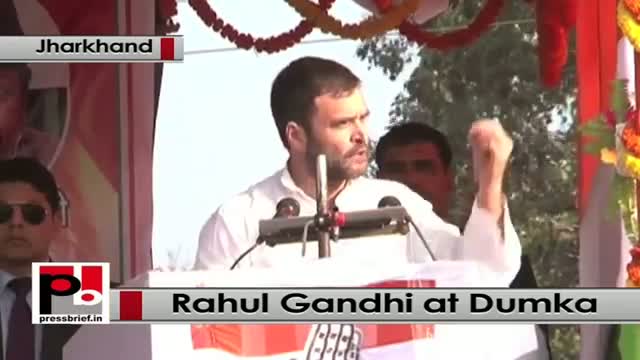 Watch Jharkhand polls: Rahul Gandhi attacks BJP, Modi govt at a rally in Dumka Video
