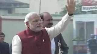 Watch PM Narendra Modi to garland Malviya jiÃ¢â‚¬â„¢s statue in Lanka Gate Video