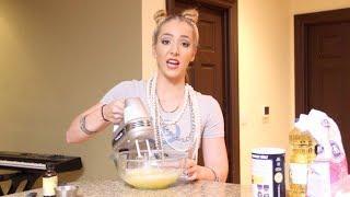 Watch Jenna Marbles - Baking With Miley Cyrus Video