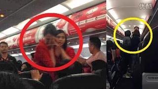Watch Chinese Woman Attacks Plane Crew With Hot Water | AirAsia Plane Flight Incident Video
