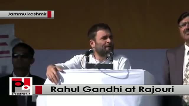 Watch J&K polls - At Rajouri, Rahul Gandhi takes on Modi, BJP Video