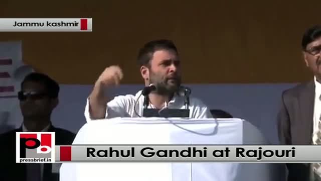 Watch J&K polls - At Rajouri, Rahul Gandhi targets Modi government Video