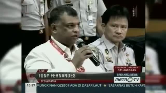 Watch Official: AirAsia Plane Likely on Bottom of Sea Video Video