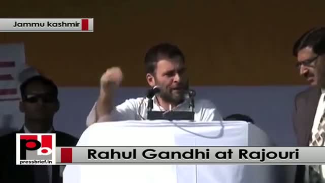 Watch J&K polls - At Rajouri, Rahul Gandhi appeals people to support Congress Video