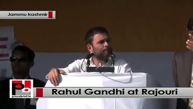 Watch J&K polls: At Rajouri rally, Rahul Gandhi tears into Modi, BJP Video