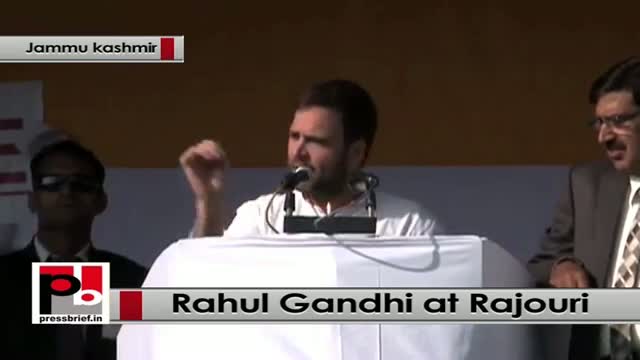 Watch J&K polls: At Rajouri rally, Rahul Gandhi targets PM Modi, BJP Video