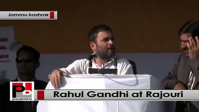 Watch J&K polls - At Rajouri rally, Rahul Gandhi attacks BJP, urges people to support Congress Video