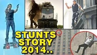 Watch Bollywood's MOST 'Dangerous' Stunts Of 2014 - Salman, Shahrukh, Akshay Video