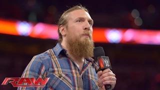 Watch Daniel Bryan addresses his future: WWE Raw, December 29, 2014 Video