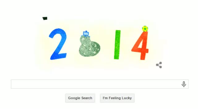 Watch Happy New Year! 2015 - Google Doodle Animated [HD] Video