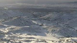 Watch Winter Storm Dumps Snow in Southern California Video