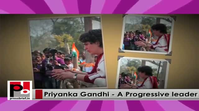 Watch Inspiring Congress campaigner Priyanka Gandhi Vadra - young mass leader Video
