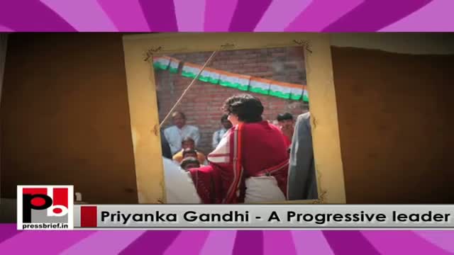 Watch Energetic Priyanka Gandhi Vadra - charismatic and genuine Congress campaigner Video