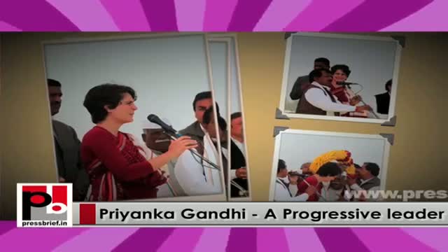 Watch Genuine mass leader Priyanka Gandhi - Energetic Congress campaigner Video