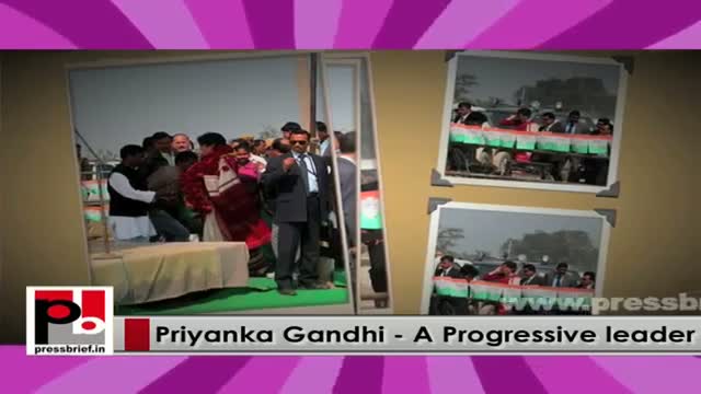 Watch Charming Priyanka Gandhi Vadra - progressive Congress campaigner Video