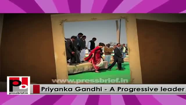 Watch Young and charismatic Priyanka Gandhi - inspiring like Indira Gandhi Video
