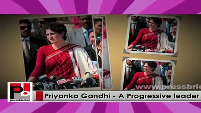 Watch Young Priyanka Gandhi Vadra - a leader who has a special ability to connect with people Video