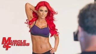 Watch WWE: Eva Marie on the set of her Muscle & Fitness cover shoot: January 2, 2014 Video