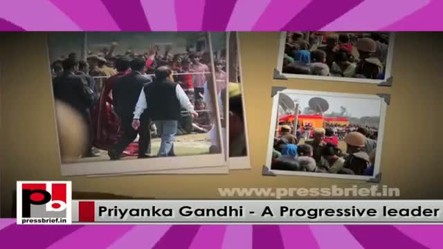 Watch Young, charismatic Priyanka Gandhi Ã¢â‚¬â€œstar Congress campaigner Video