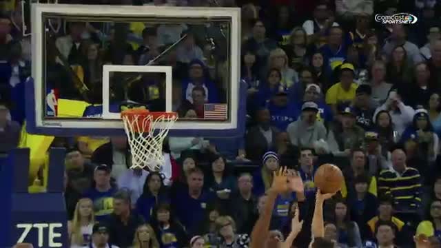 Watch NBA:  Harrison Barnes' Amazing One-Handed Follow Slam Video