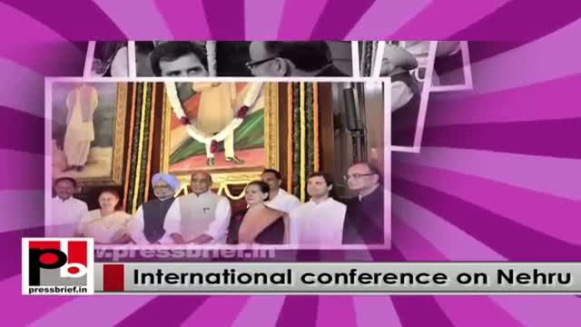 Watch Congress observe Pt NehruÃ¢â‚¬â„¢s 125th birth anniversary with an international conference Video