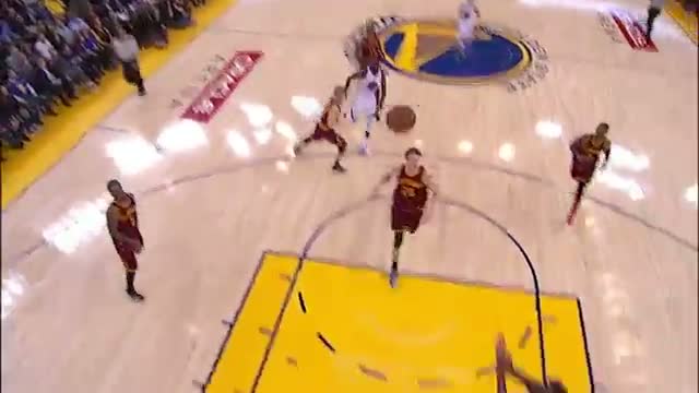 Watch NBA: Harrison Barnes Caps the Break with the Double-Clutch Oop Video