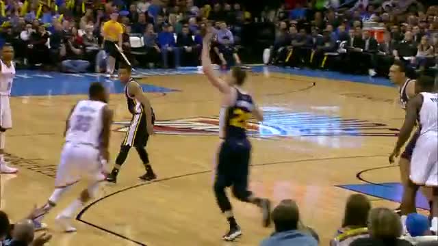 Watch NBA: Kevin Durant Scores 32 to Lift Thunder Over Jazz Video