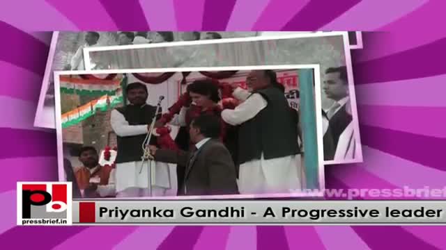 Watch Young Congress campaigner, energetic personality - Priyanka Gandhi Vadra Video