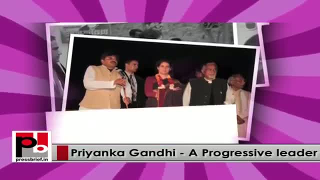 Watch Charming Young and energetic Congress leader - Priyanka Gandhi Vadra Video