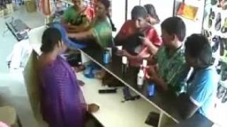 Watch Indian Women Robbery Captured in CCTV Video