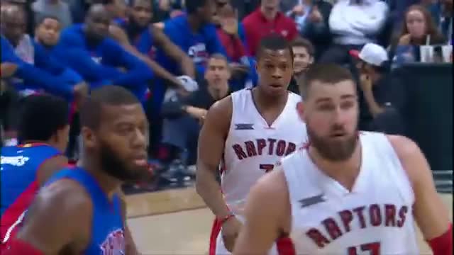 Watch NBA: Lowry Finds Ross for the Alley-Oop Slam Video