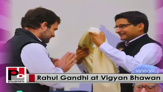 Watch Congress leader Rahul Gandhi has a clear forward looking vision and progressive agenda Video