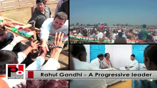 Watch Young Congress VP Rahul Gandhi - a sincere and honest leader with modern Video