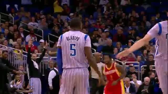 Watch NBA: Victor Oladipo Scores 32 Points in Magic Win Over Rockets Video