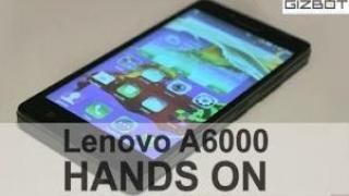 Watch Lenovo A6000 HANDS ON Video Video
