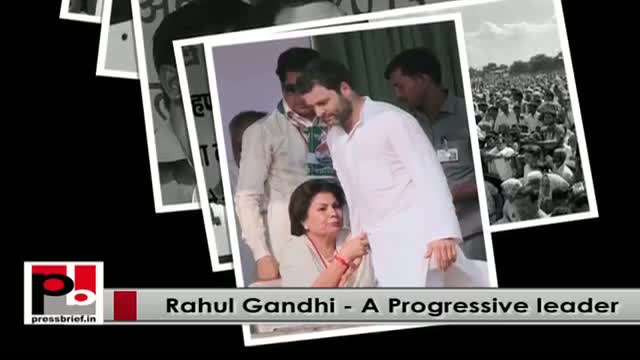 Watch Congress Vice President Rahul Gandhi - a genuine leader with innovative ideas Video