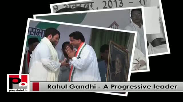 Watch Congress VP Rahul Gandhi - a real leader with progressive agenda Video
